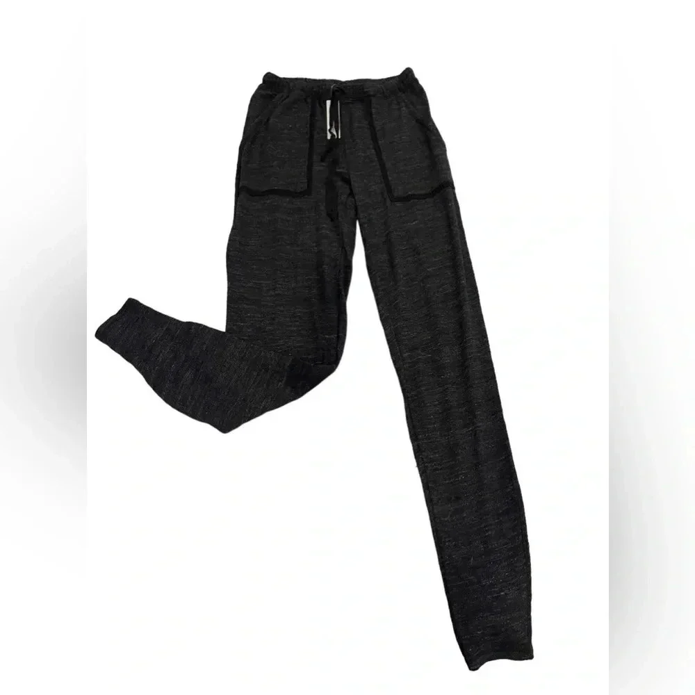 🖤 LAmade Drawstring Sweatpants 🖤 NWT Black Lounge Joggers XS ✨